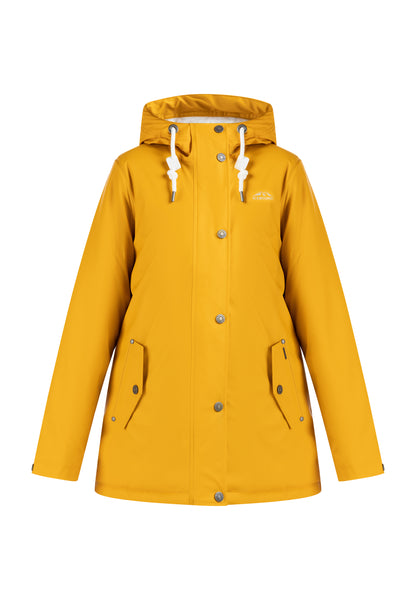 Wattierte Regenjacke