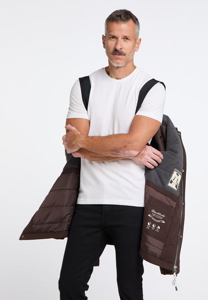 Schmuddelwedda Herren gepolsterte Winterjacke