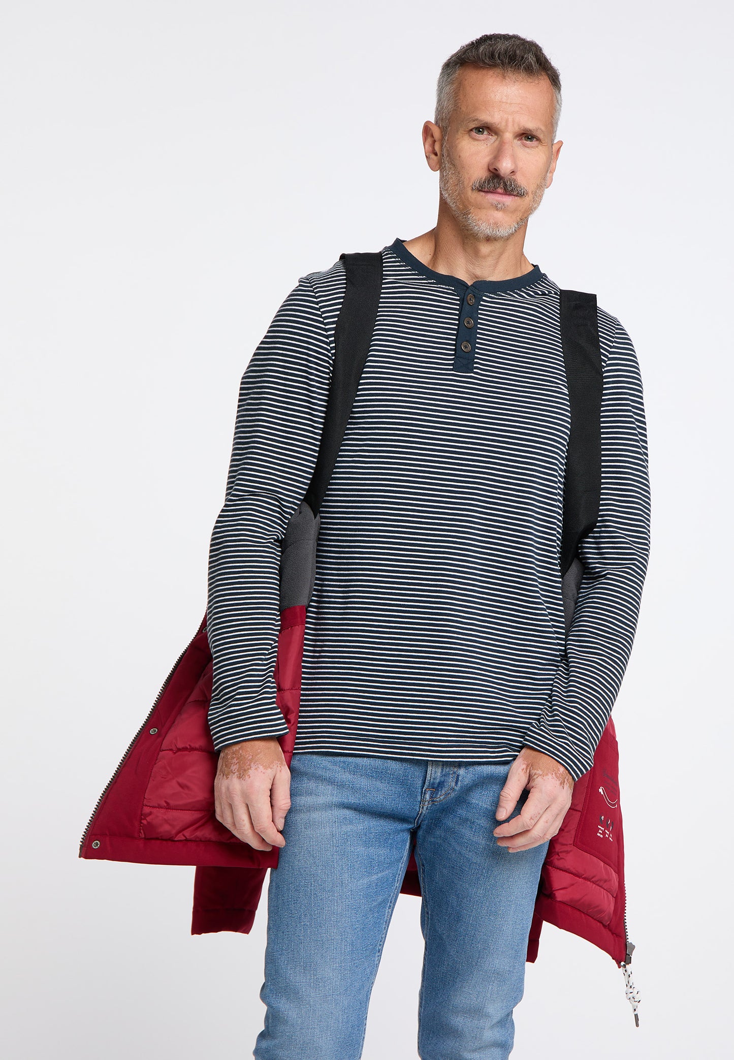 Schmuddelwedda Herren gepolsterte Winterjacke