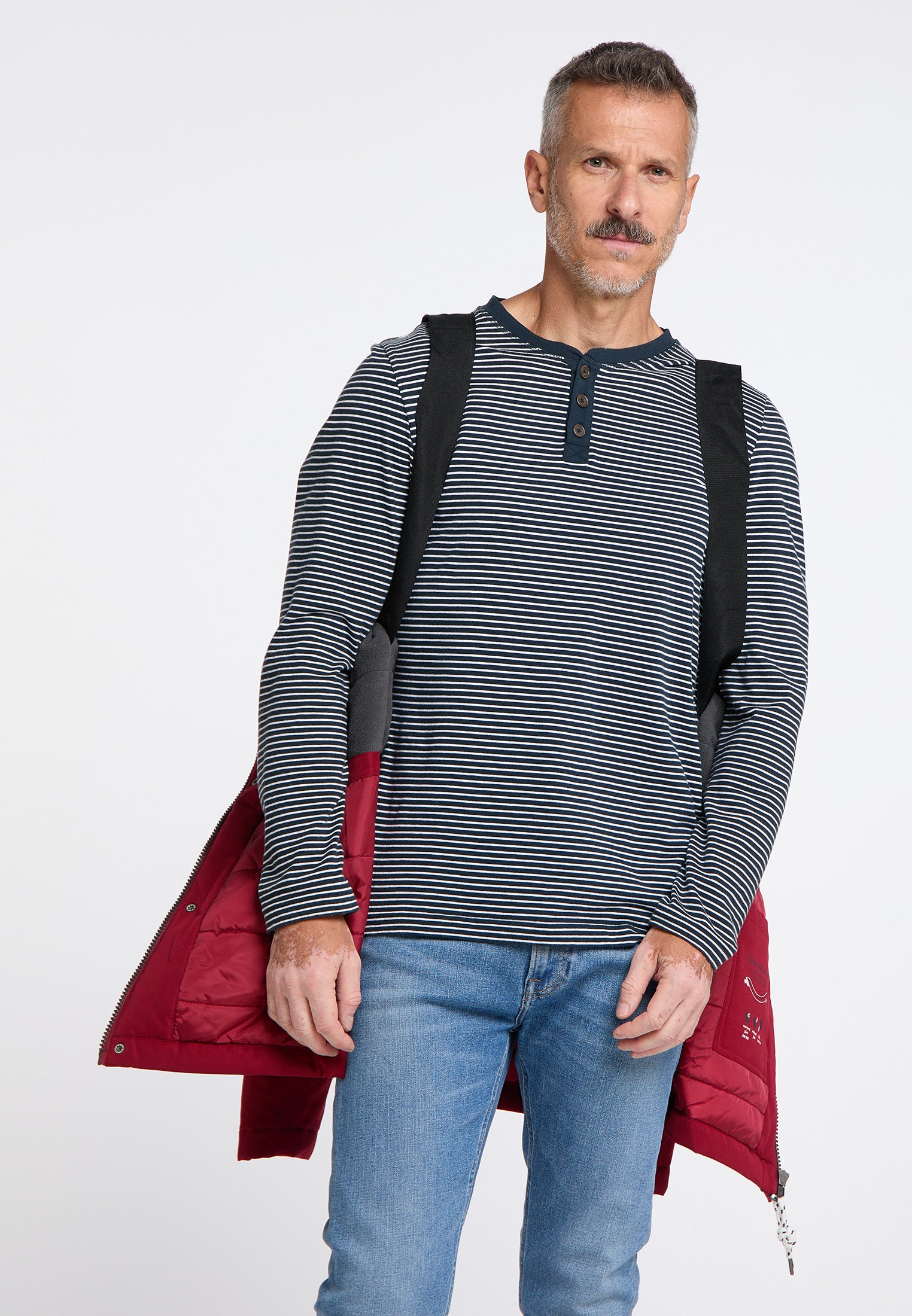 Schmuddelwedda Herren gepolsterte Winterjacke