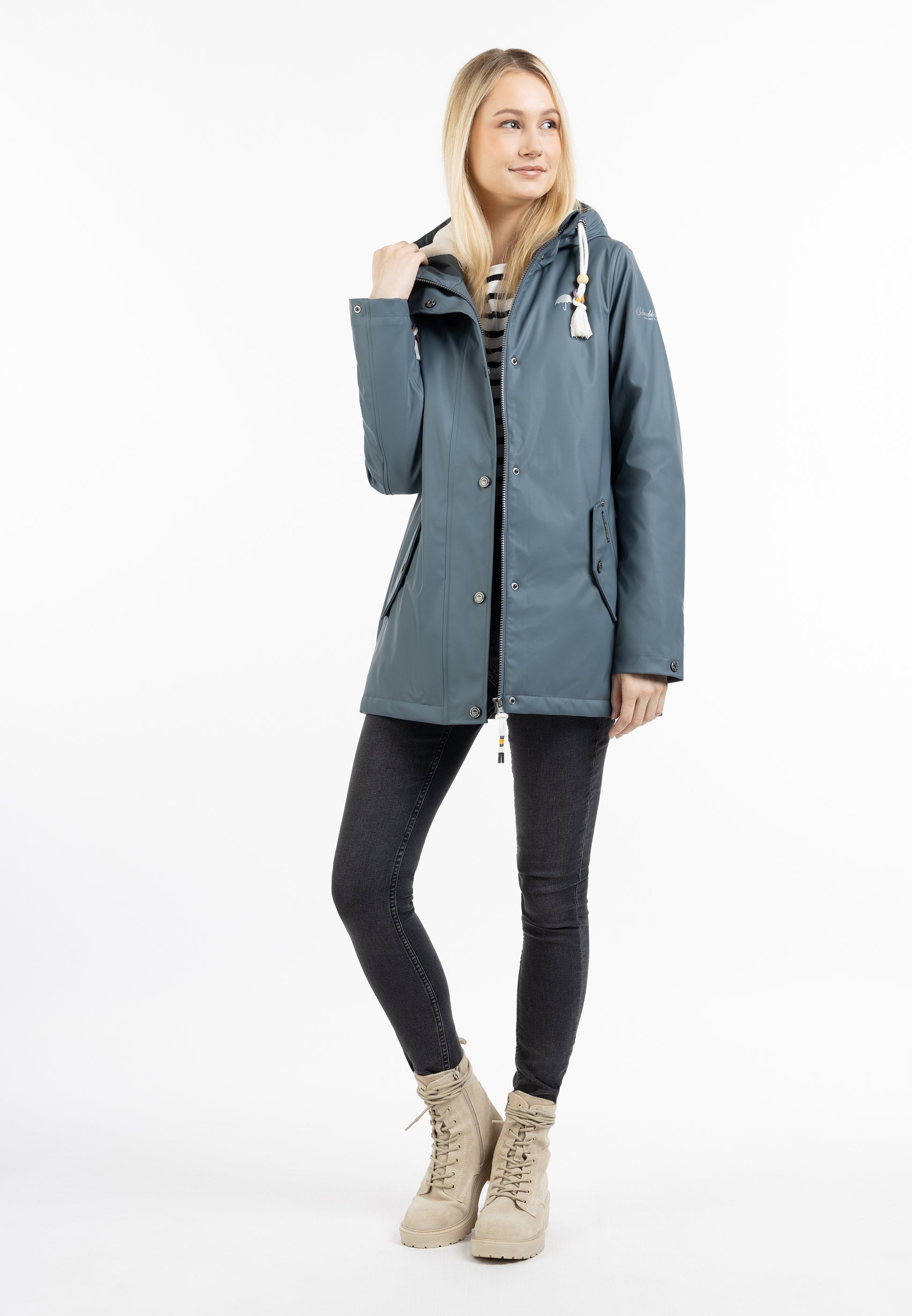 Schmuddelwedda Women's Rain Jacket With Faux Fur Lining - Schmuddelwedda Shop