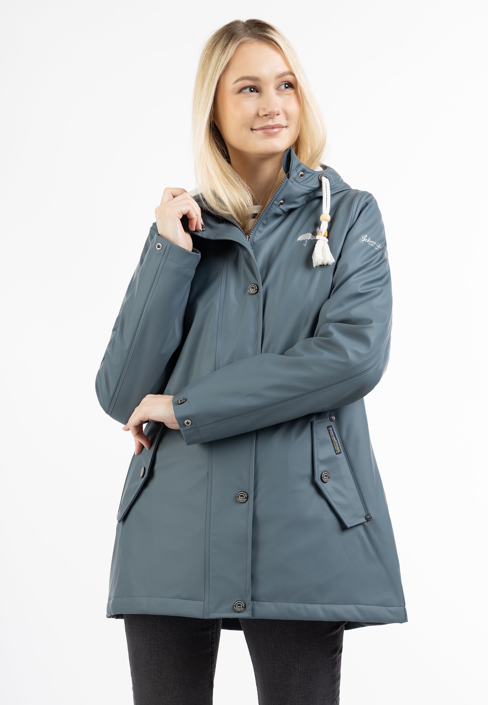 Schmuddelwedda Women's Rain Jacket With Faux Fur Lining - Schmuddelwedda Shop