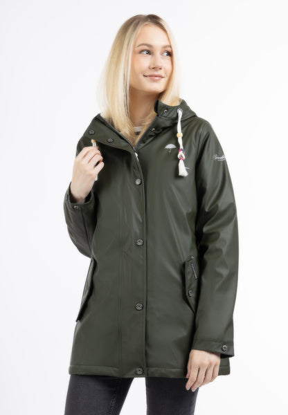 Schmuddelwedda Women's Rain Jacket With Faux Fur Lining - Schmuddelwedda Shop