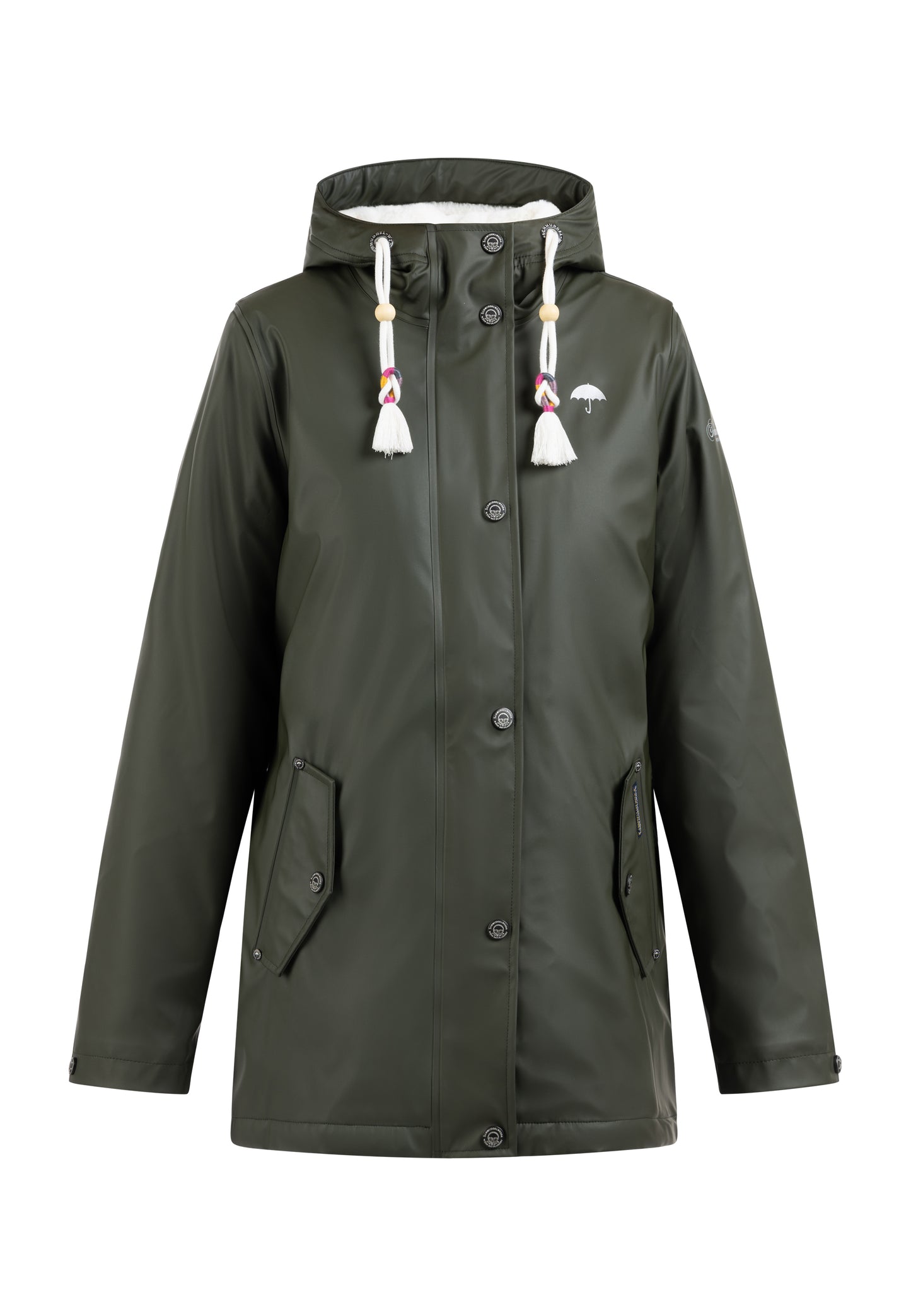 Schmuddelwedda Women's Rain Jacket With Faux Fur Lining - Schmuddelwedda Shop