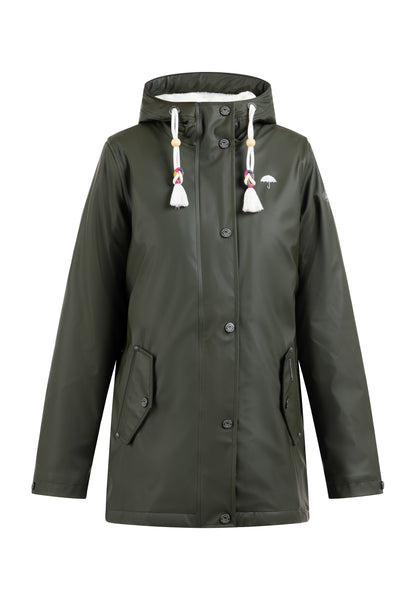 Schmuddelwedda Women's Rain Jacket With Faux Fur Lining - Schmuddelwedda Shop