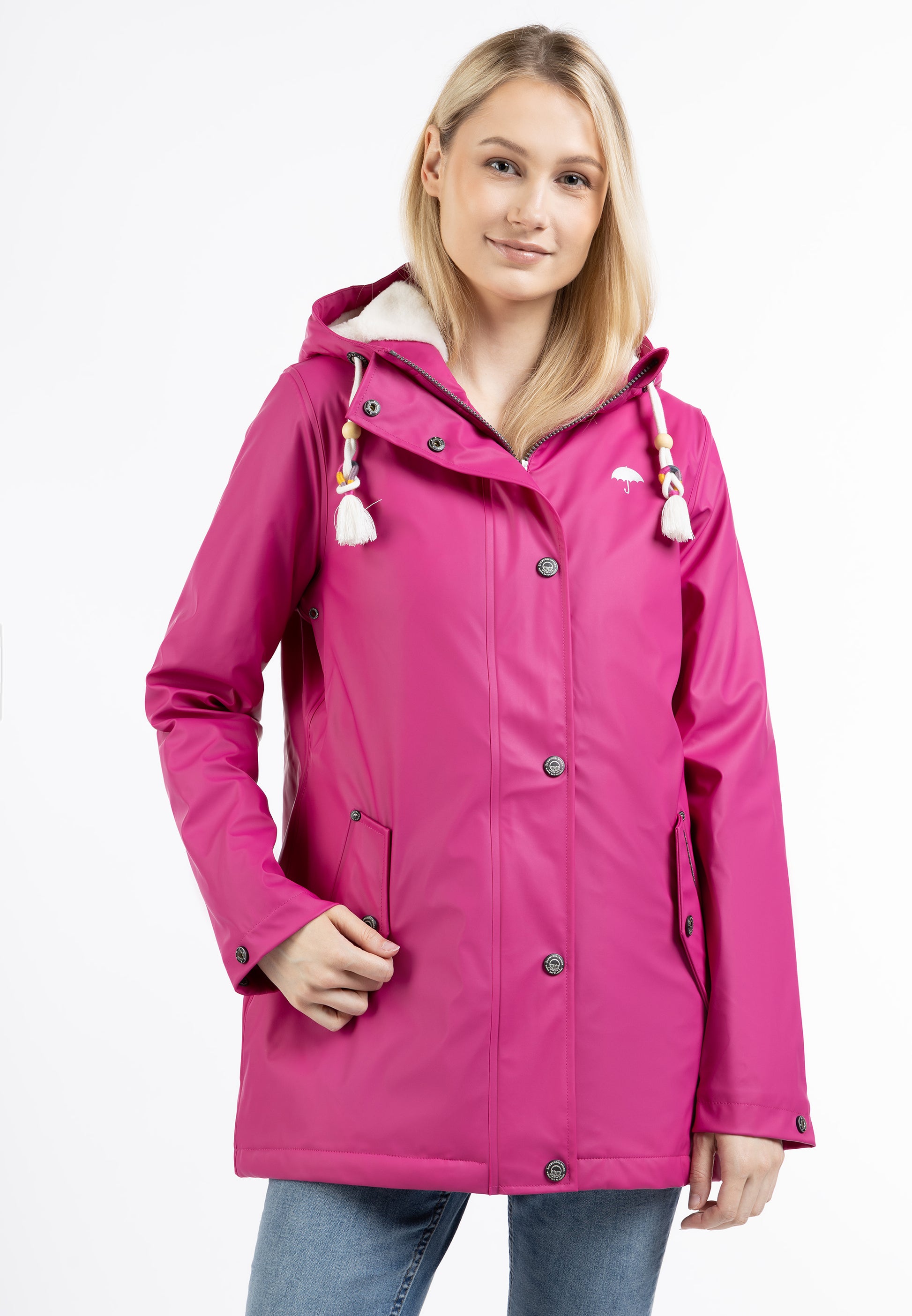 Schmuddelwedda Women's Rain Jacket With Faux Fur Lining - Schmuddelwedda Shop