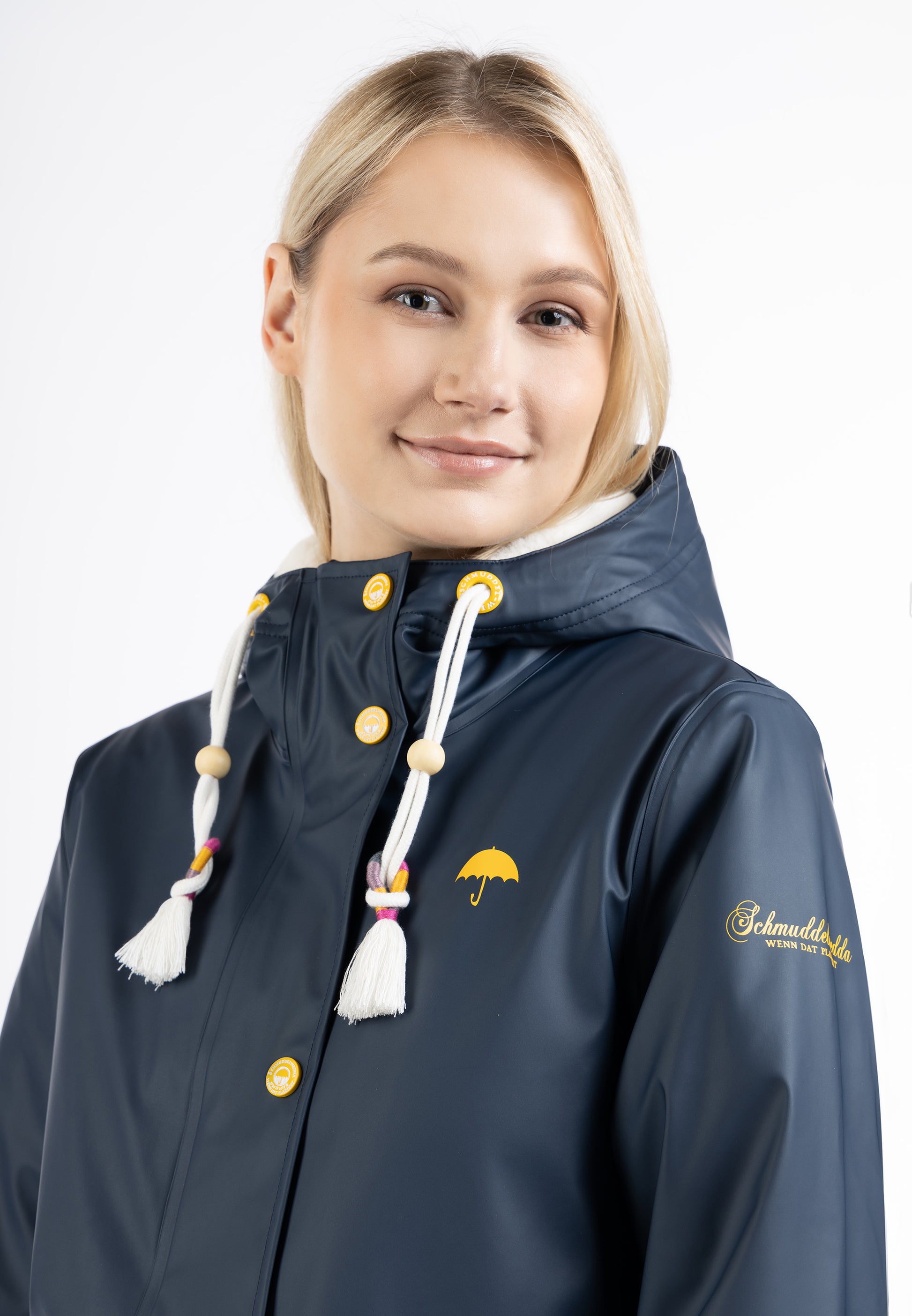 Schmuddelwedda Women's Rain Jacket With Faux Fur Lining - Schmuddelwedda Shop
