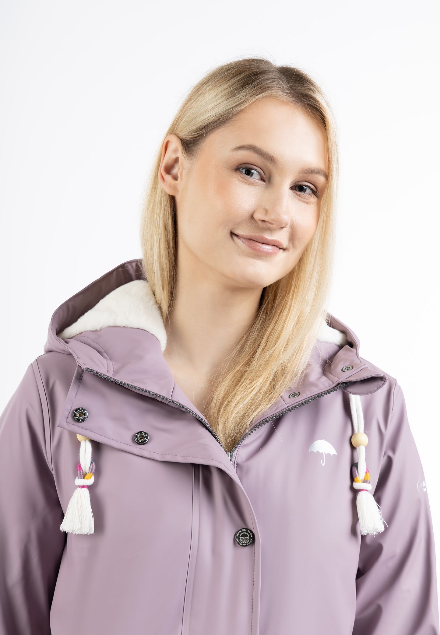 Schmuddelwedda Women's Rain Jacket With Faux Fur Lining - Schmuddelwedda Shop