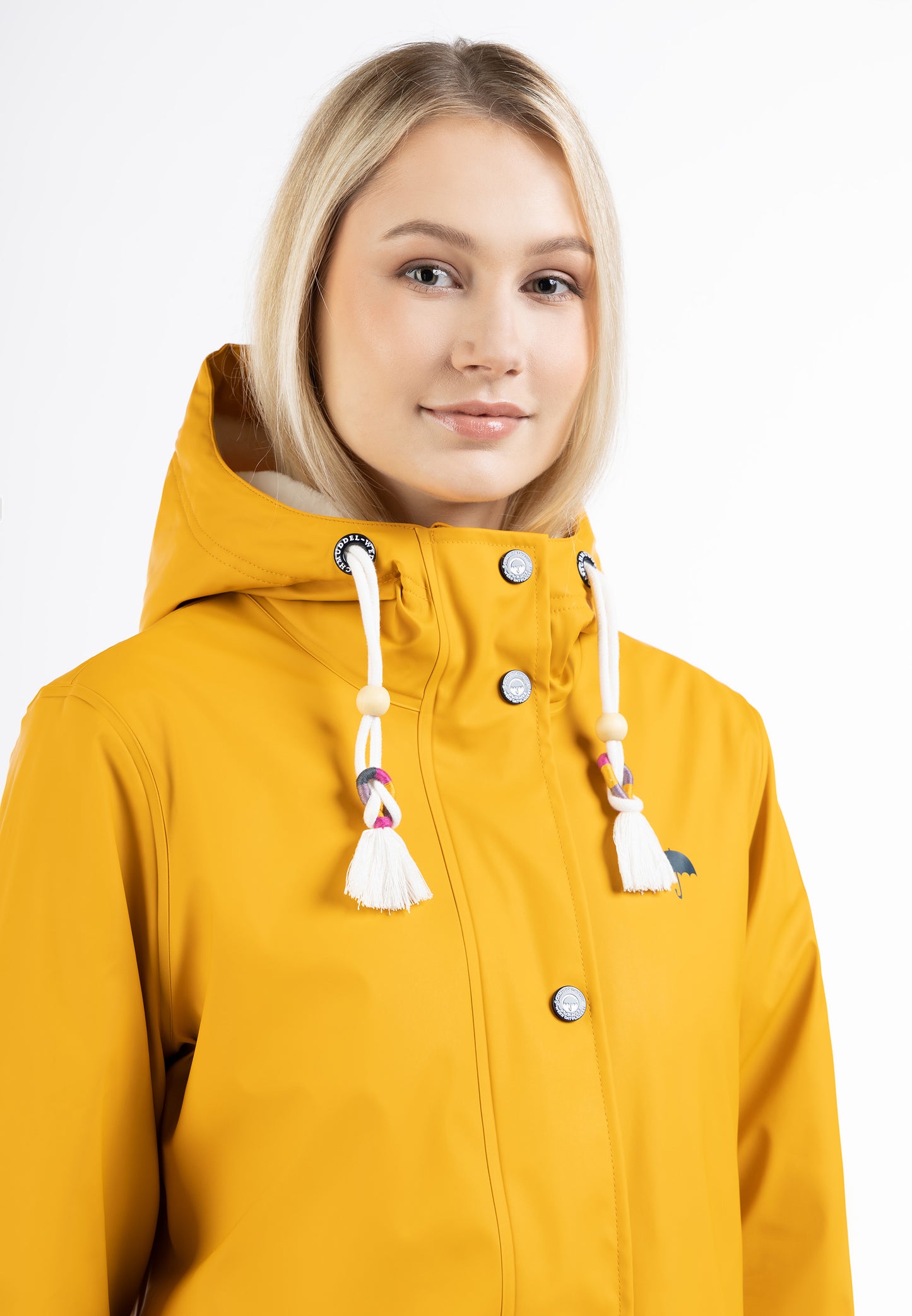 Schmuddelwedda Women's Rain Jacket With Faux Fur Lining Schmuddelwedda