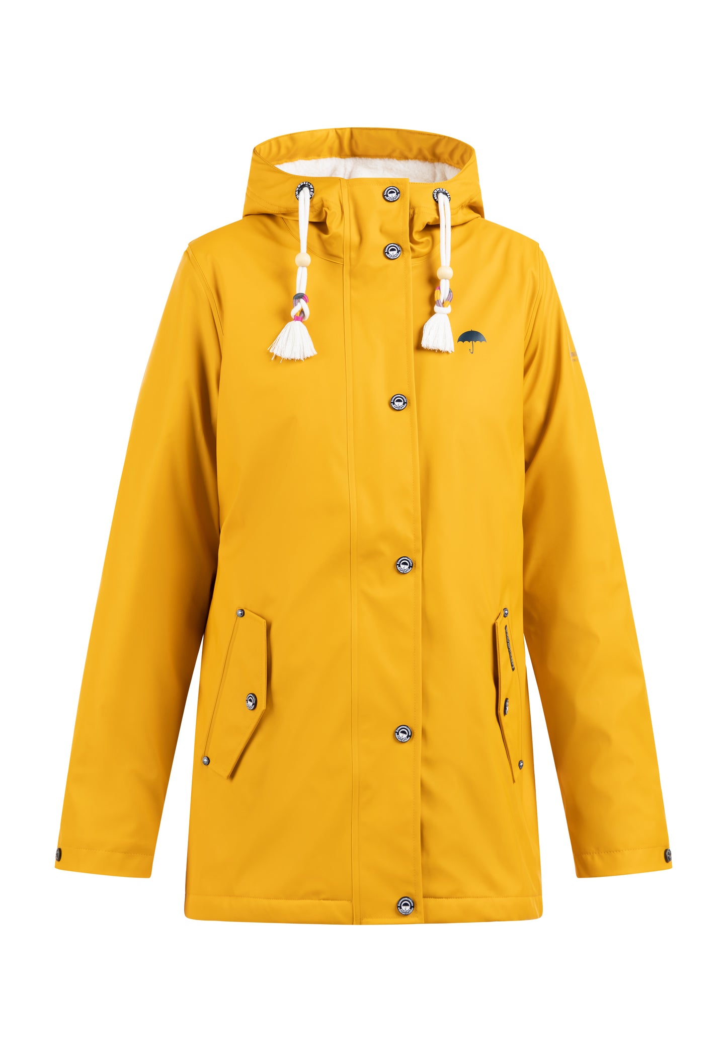 Schmuddelwedda Women's Rain Jacket With Faux Fur Lining Schmuddelwedda