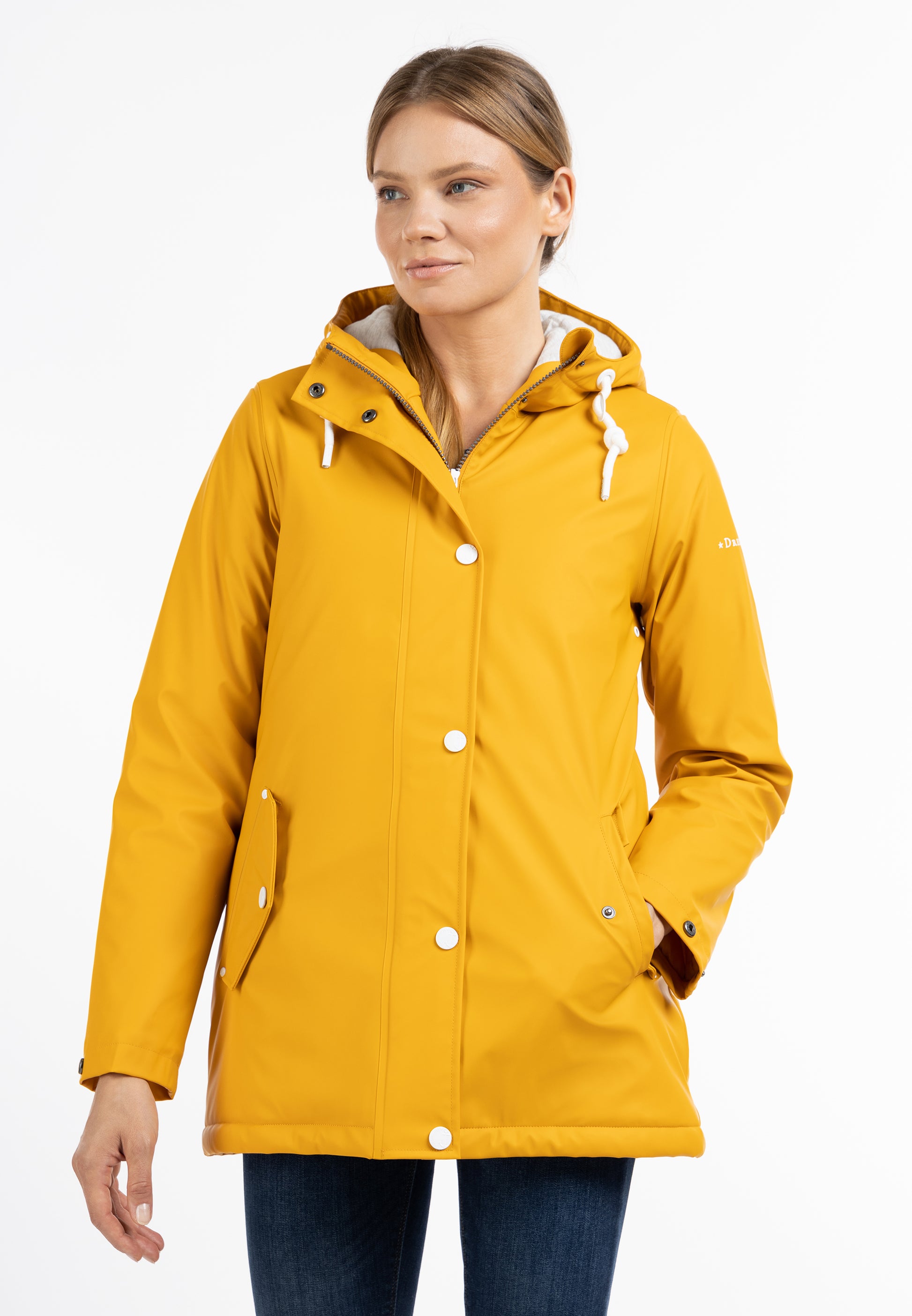 Regenjacke mit Wattierung