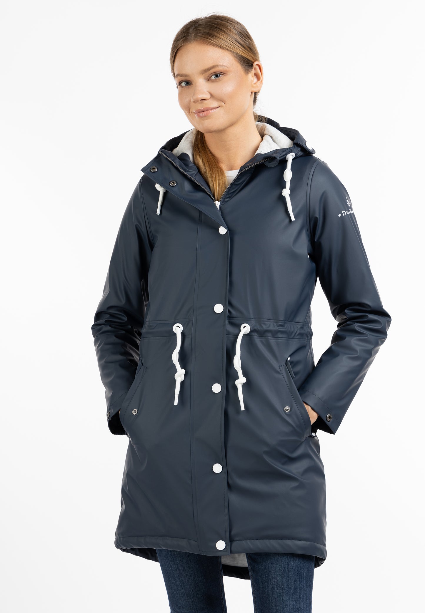 Wattierter Regenmantel
