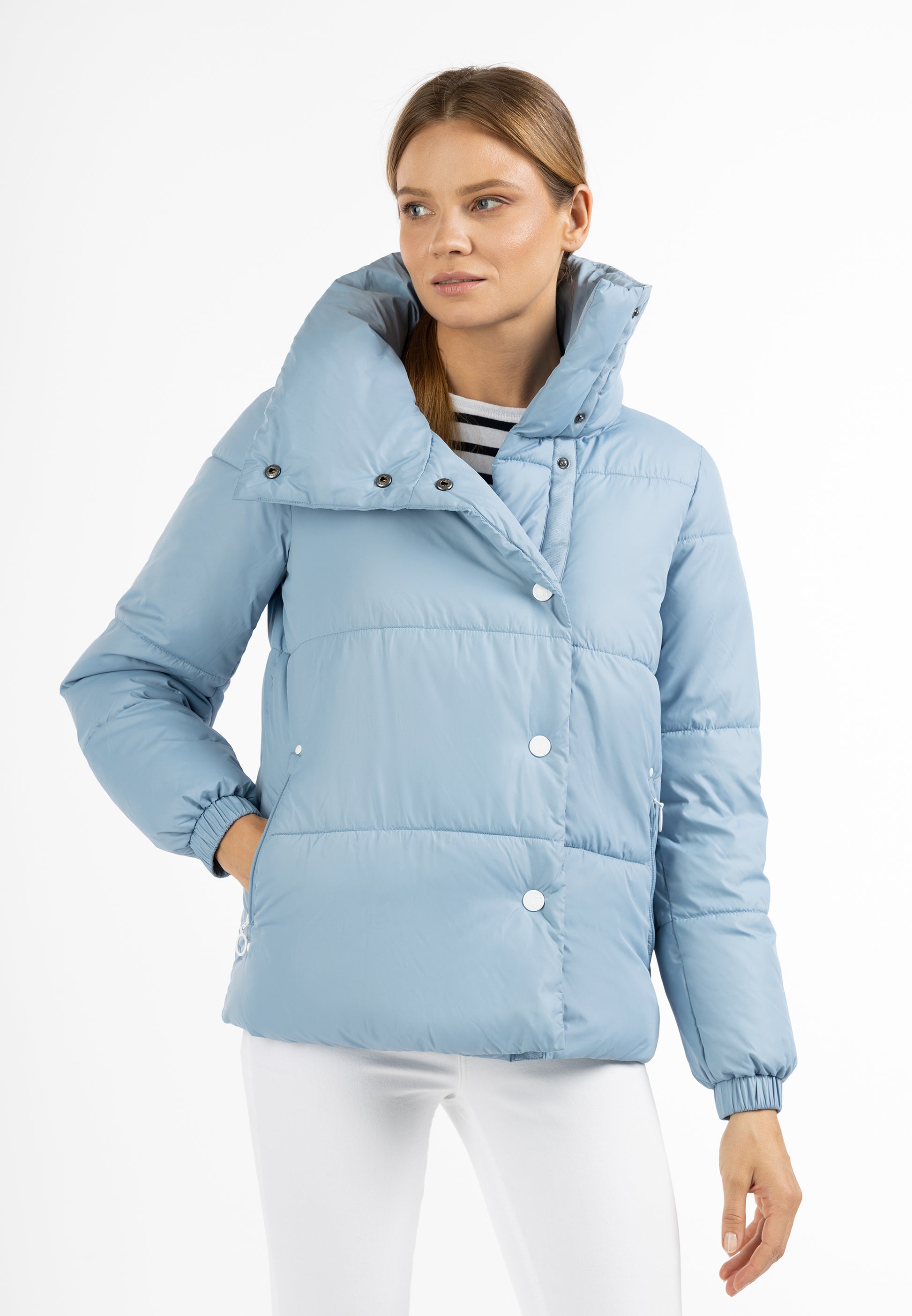 DreiMaster Maritim Damen Wattierte Winterjacke