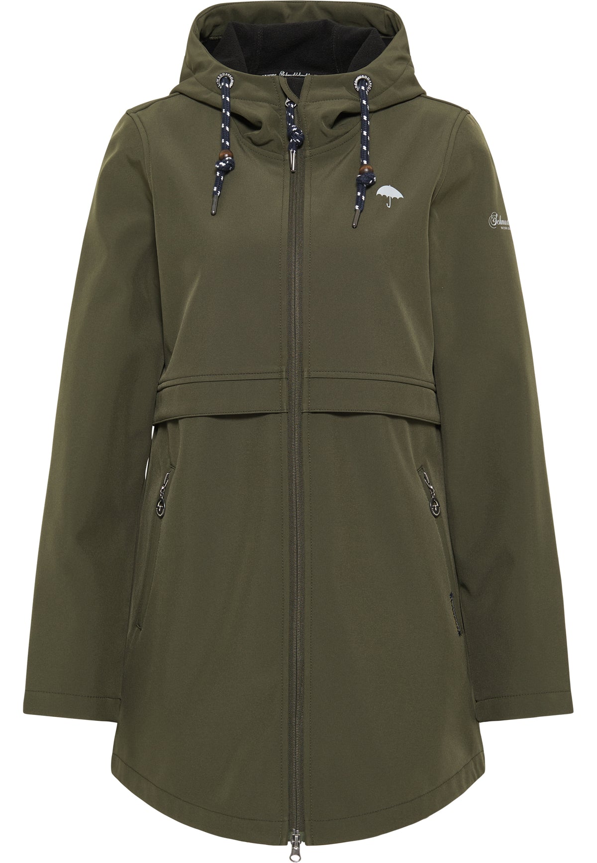 Schmuddelwedda Damen-Kurzmantel aus Softshell