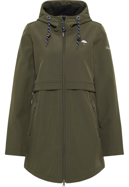 Schmuddelwedda Damen-Kurzmantel aus Softshell