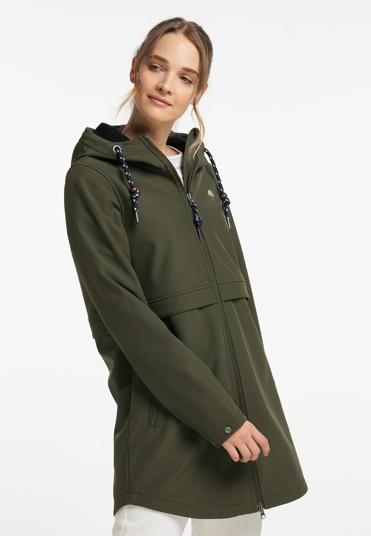 Schmuddelwedda Damen-Kurzmantel aus Softshell