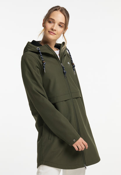 Schmuddelwedda Damen-Kurzmantel aus Softshell
