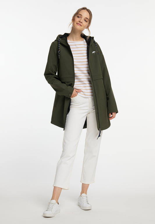 Schmuddelwedda Damen-Kurzmantel aus Softshell