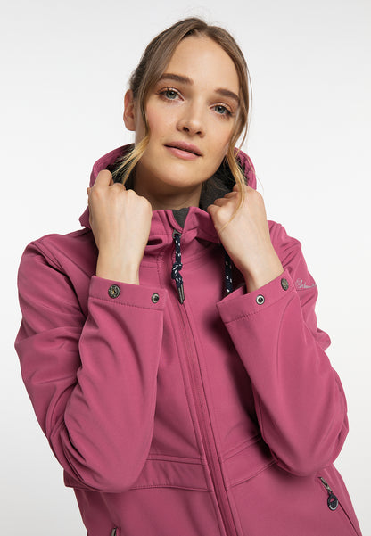Schmuddelwedda Damen-Kurzmantel aus Softshell