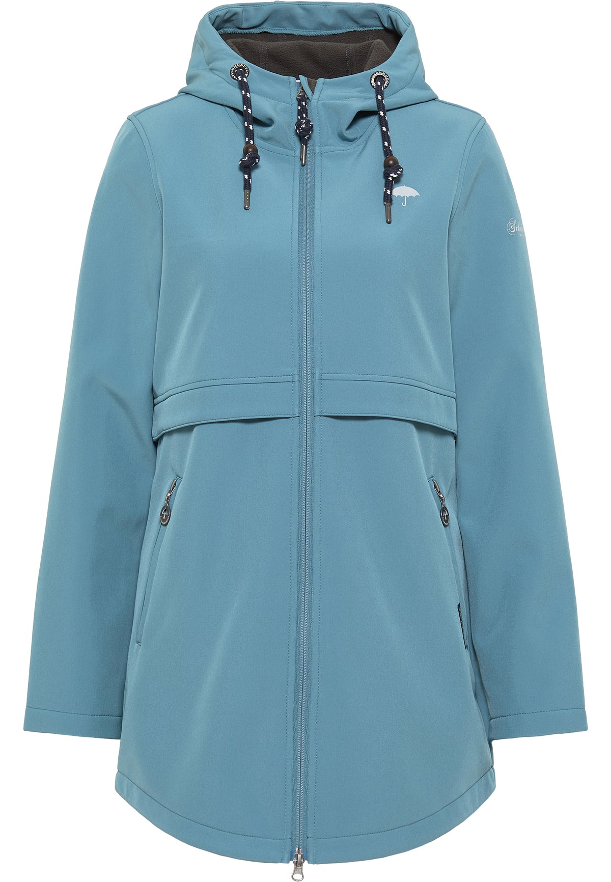 Schmuddelwedda Damen-Kurzmantel aus Softshell