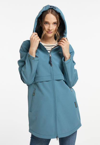 Schmuddelwedda Damen-Kurzmantel aus Softshell
