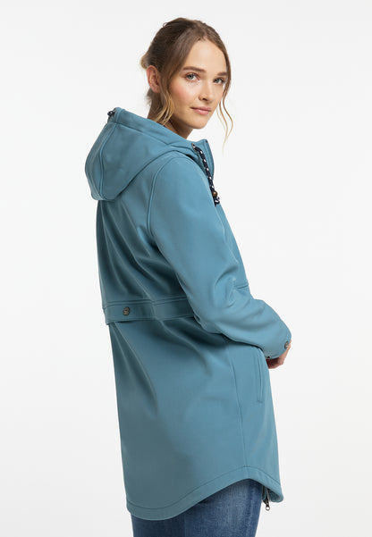 Schmuddelwedda Damen-Kurzmantel aus Softshell