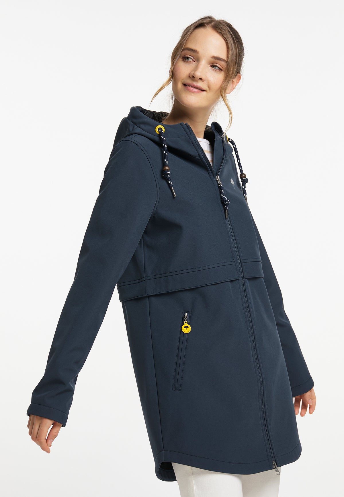 Schmuddelwedda Damen-Kurzmantel aus Softshell