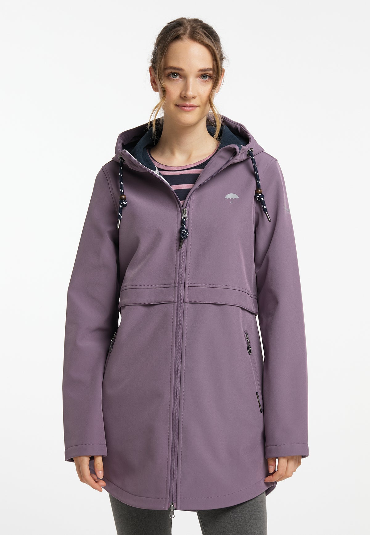Schmuddelwedda Damen-Kurzmantel aus Softshell