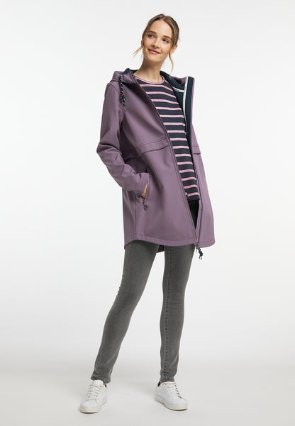 Schmuddelwedda Damen-Kurzmantel aus Softshell