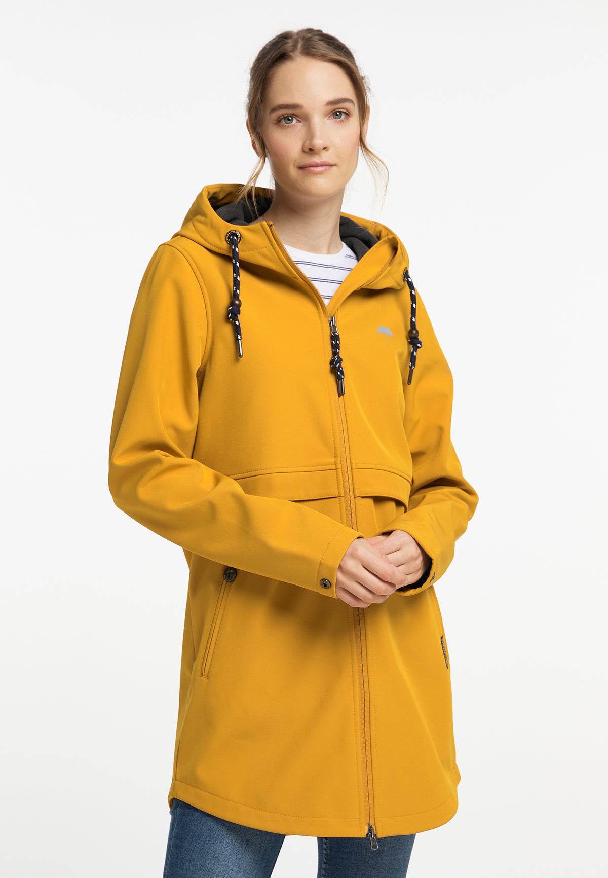 Schmuddelwedda Damen-Kurzmantel aus Softshell