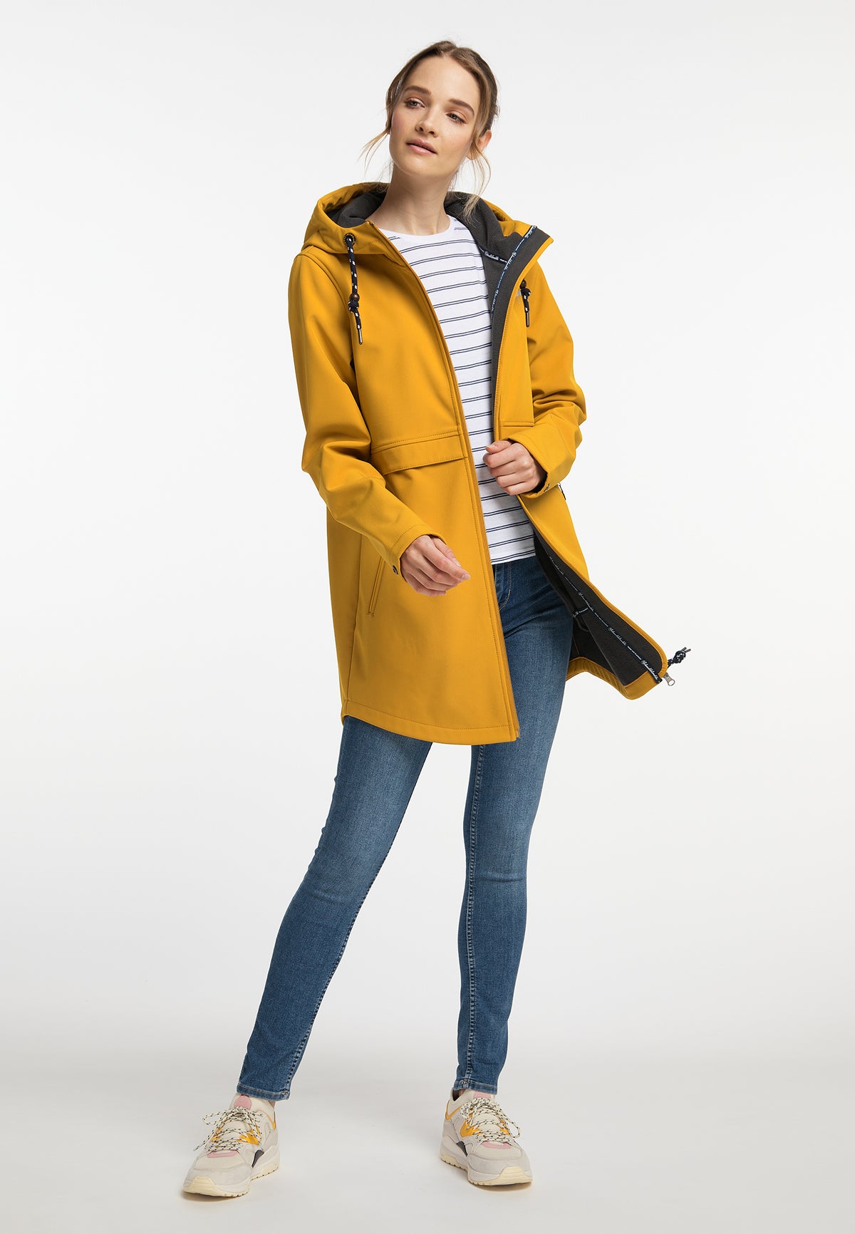Schmuddelwedda Damen-Kurzmantel aus Softshell