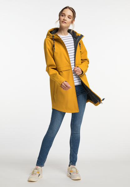 Schmuddelwedda Damen-Kurzmantel aus Softshell
