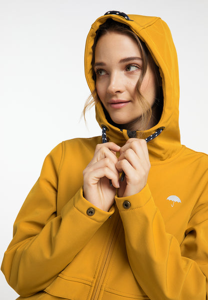 Schmuddelwedda Damen-Kurzmantel aus Softshell