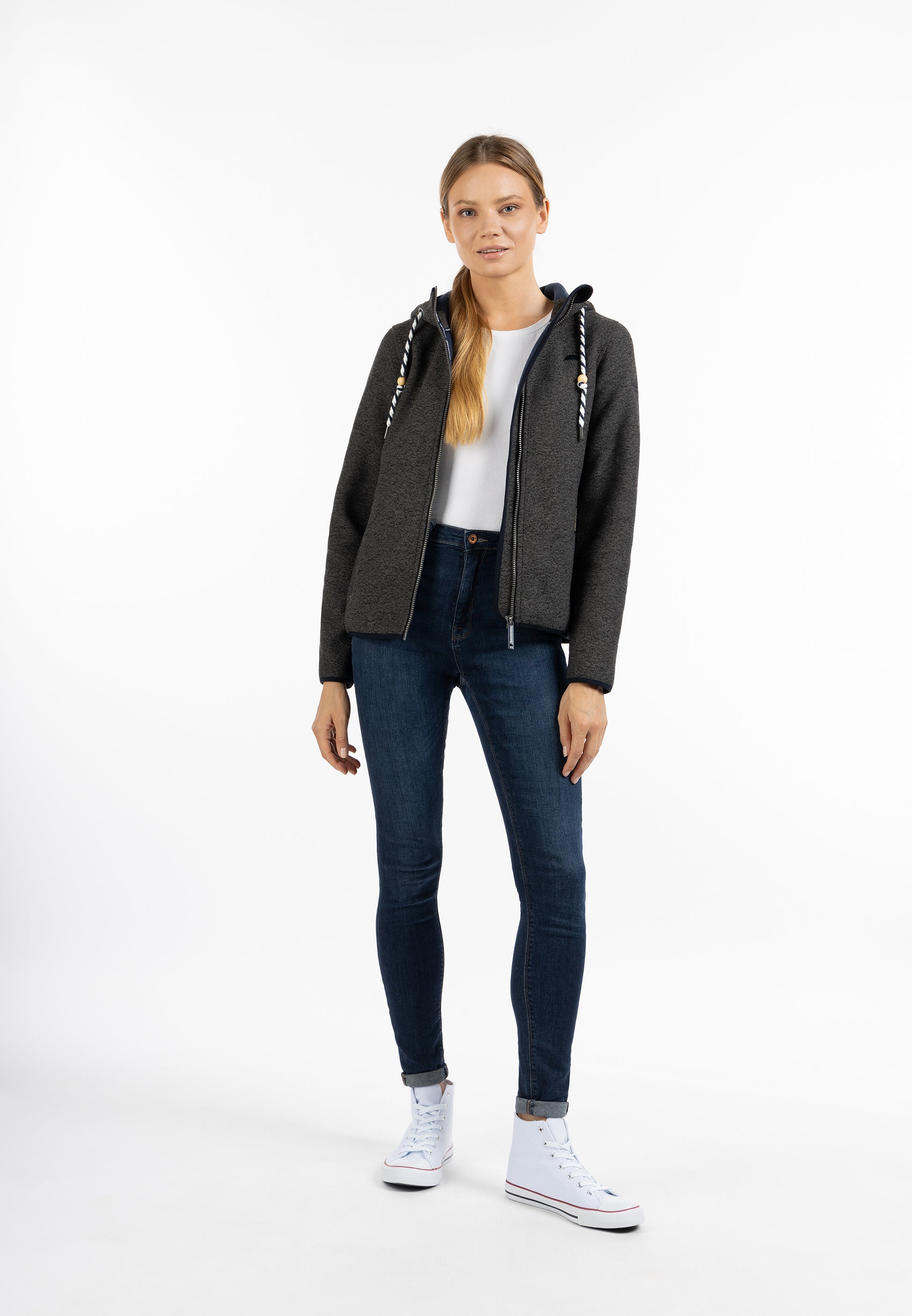 Schmuddelwedda Women's Knitted Fleece Jacket Schmuddelwedda