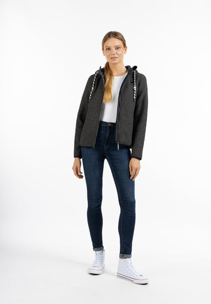 Schmuddelwedda Women's Knitted Fleece Jacket Schmuddelwedda