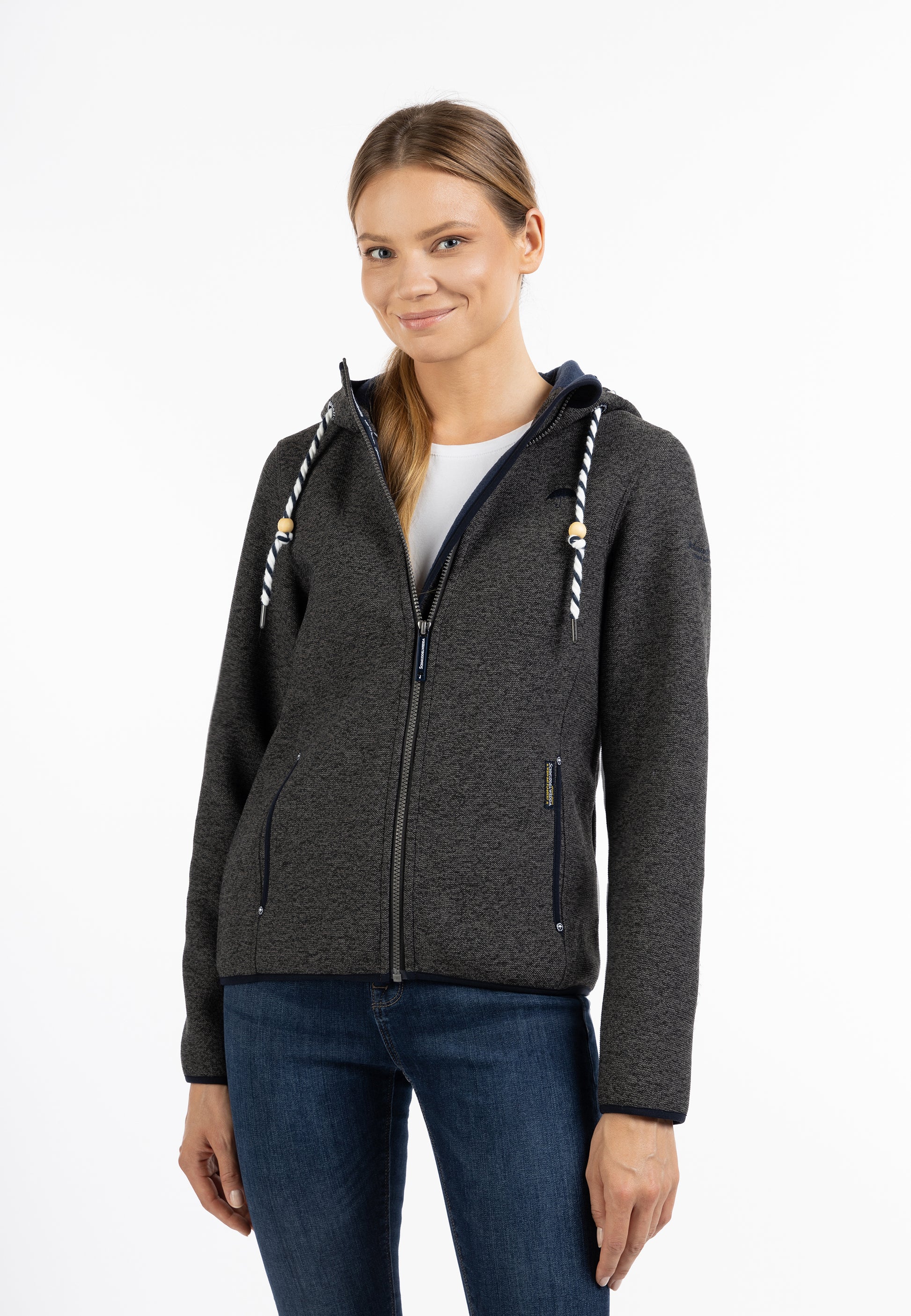 Schmuddelwedda Women's Knitted Fleece Jacket Schmuddelwedda