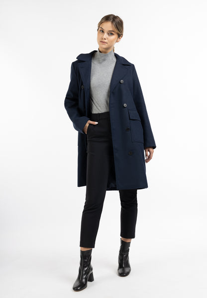 DreiMaster Klassik Women's Transitional Coat Made Of Wool Blend - Schmuddelwedda Shop