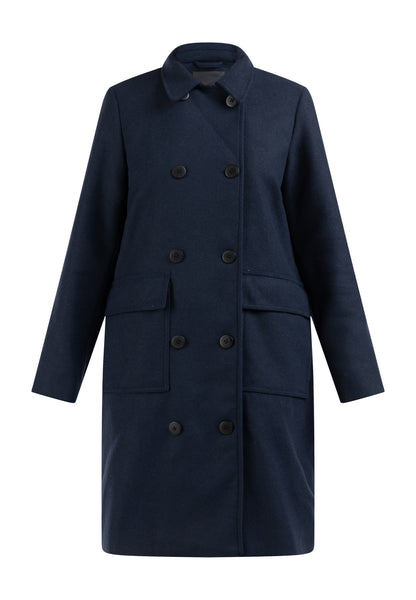 DreiMaster Klassik Women's Transitional Coat Made Of Wool Blend - Schmuddelwedda Shop