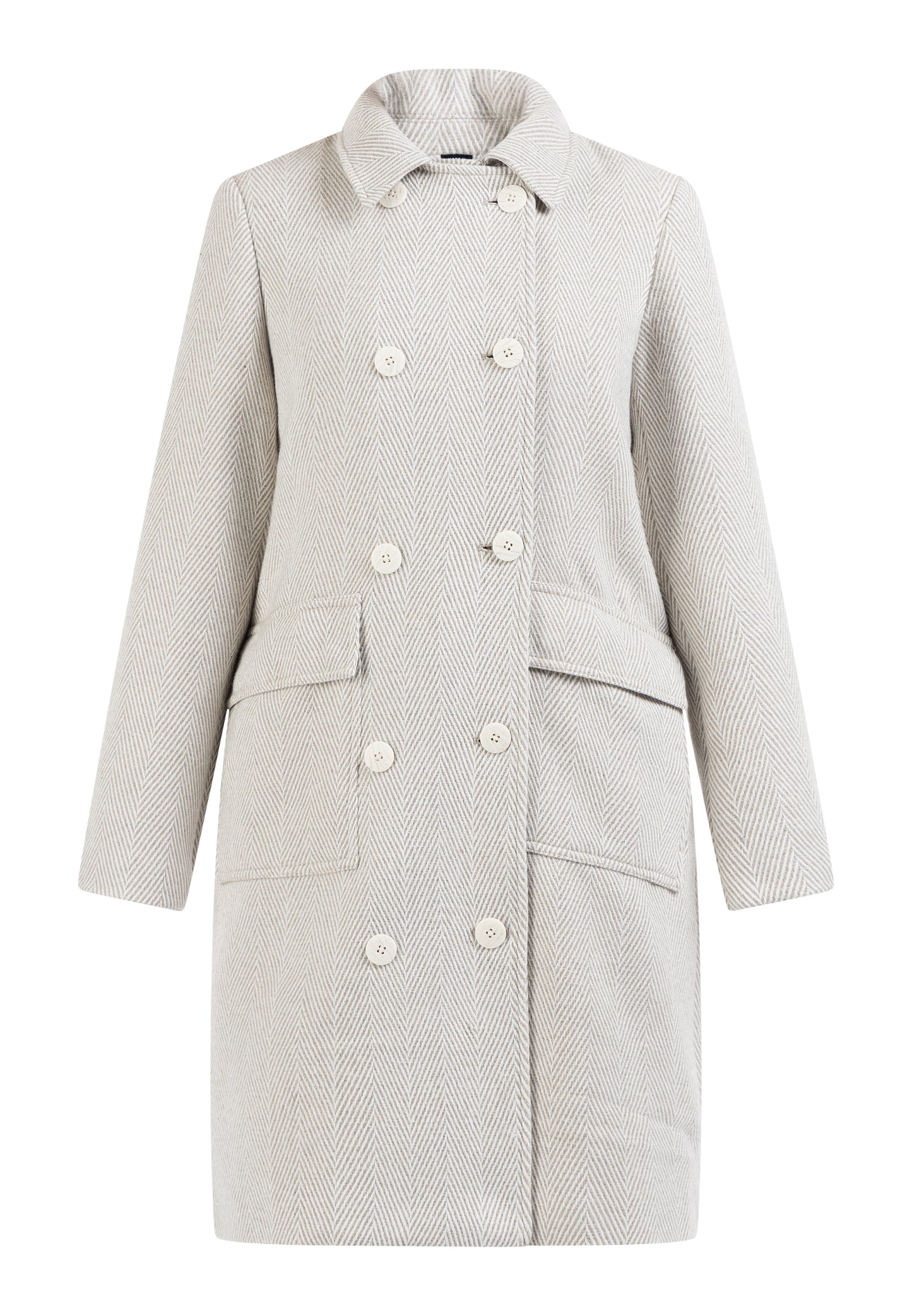 Dreimaster Klassik Women's Herringbone Transition Coat - Schmuddelwedda Shop
