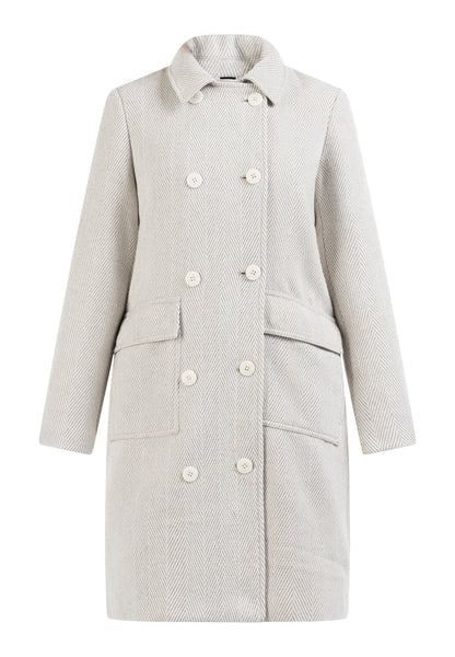 Dreimaster Klassik Women's Herringbone Transition Coat - Schmuddelwedda Shop