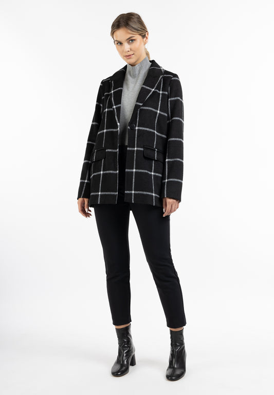 Dreimaster Klassik Women's Long Wool Blend Blazer - Schmuddelwedda Shop