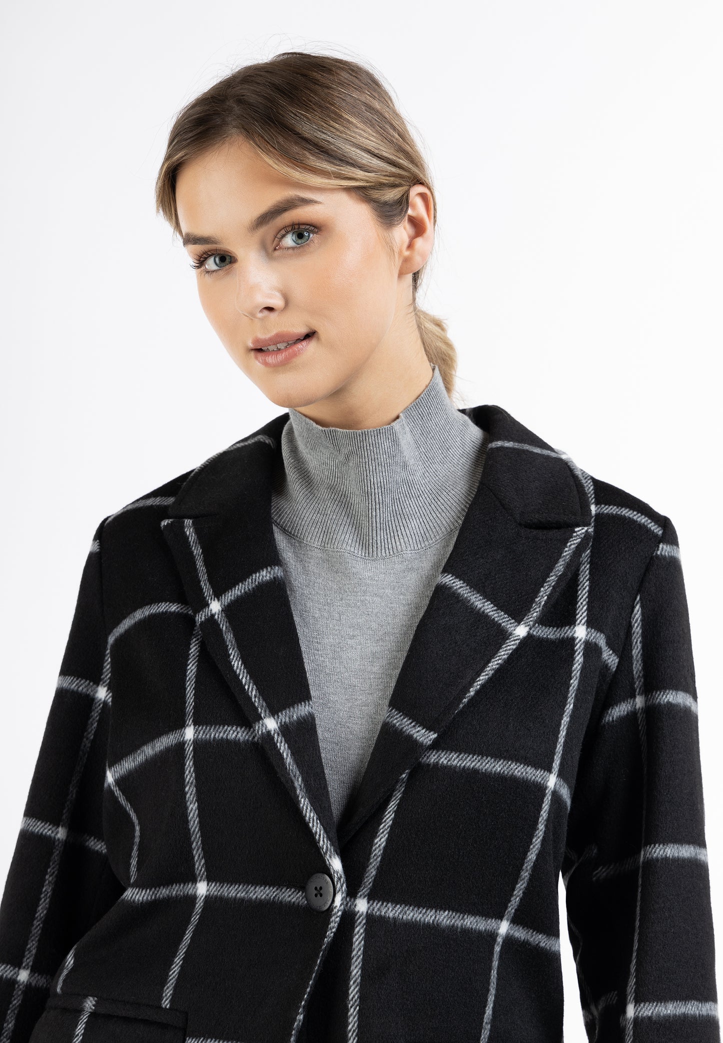 Dreimaster Klassik Women's Long Wool Blend Blazer - Schmuddelwedda Shop