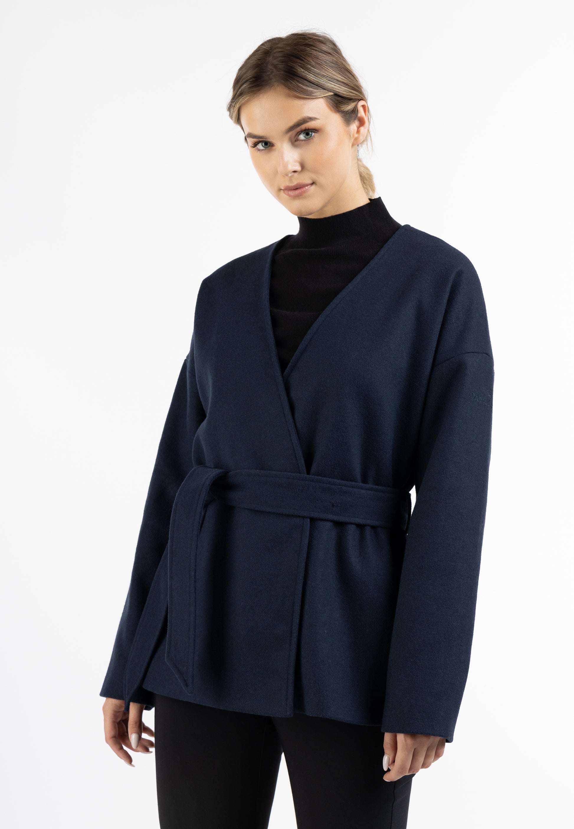 Übergangsjacke aus Wollgemisch