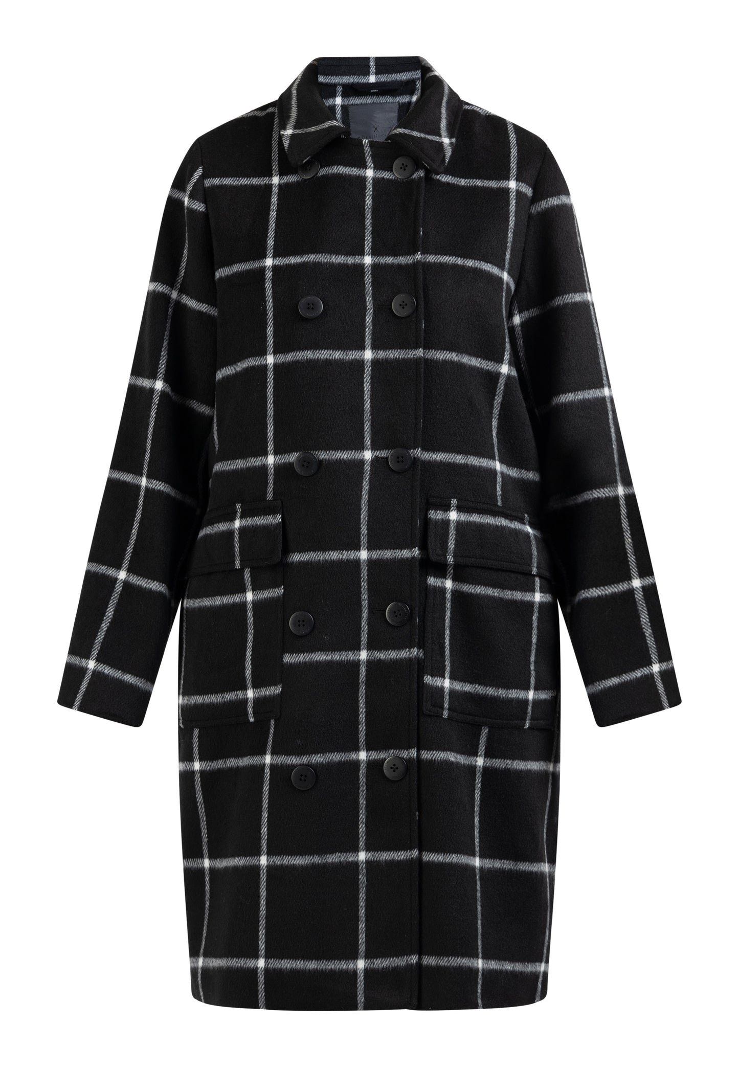 Dreimaster Klassik Women's Transitional Coat Made Of Wool Blend - Schmuddelwedda Shop