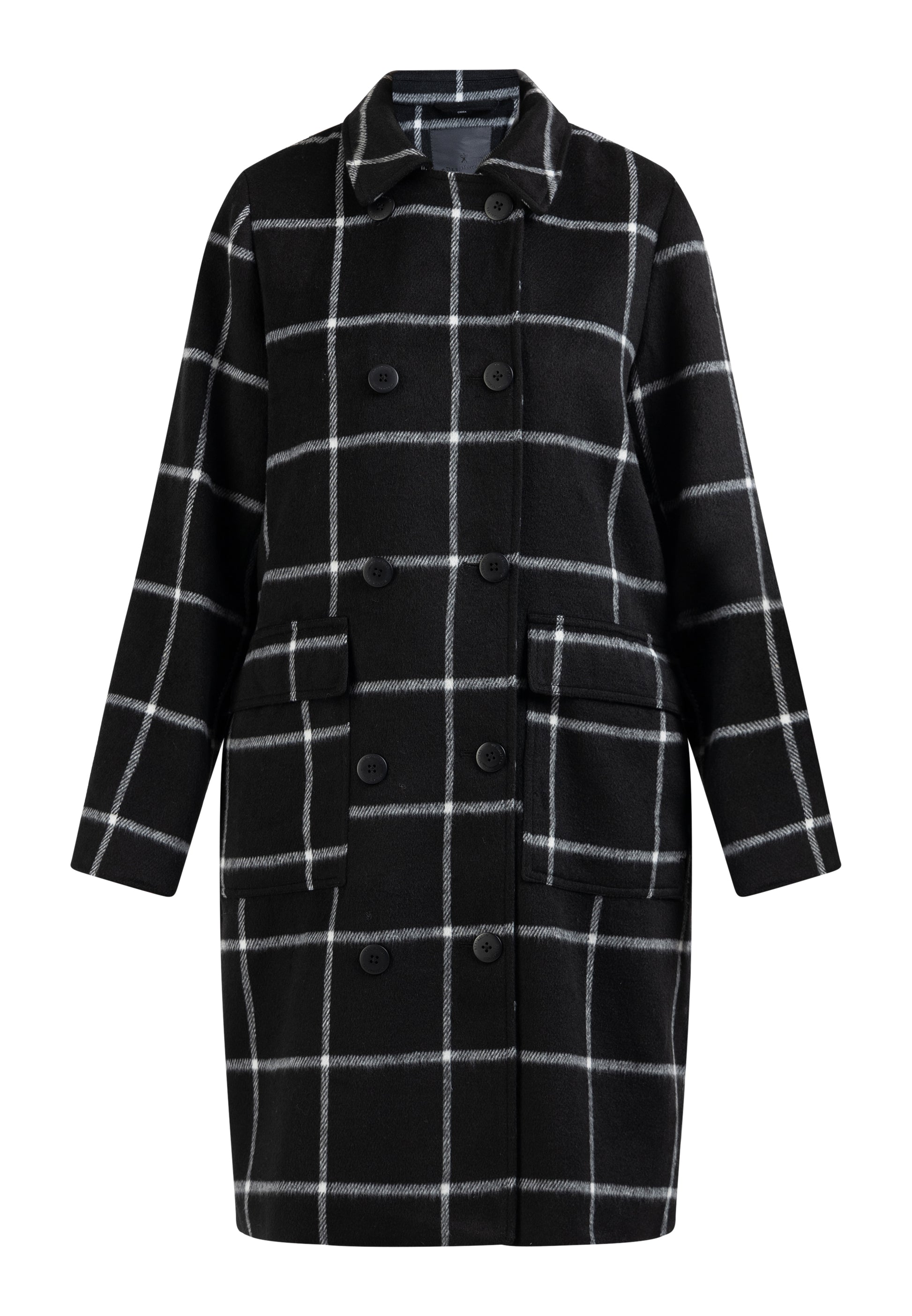 Dreimaster Klassik Women's Transitional Coat Made Of Wool Blend - Schmuddelwedda Shop