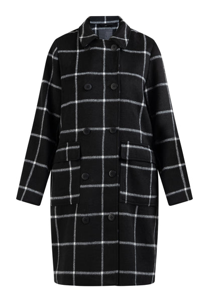 Dreimaster Klassik Women's Transitional Coat Made Of Wool Blend - Schmuddelwedda Shop