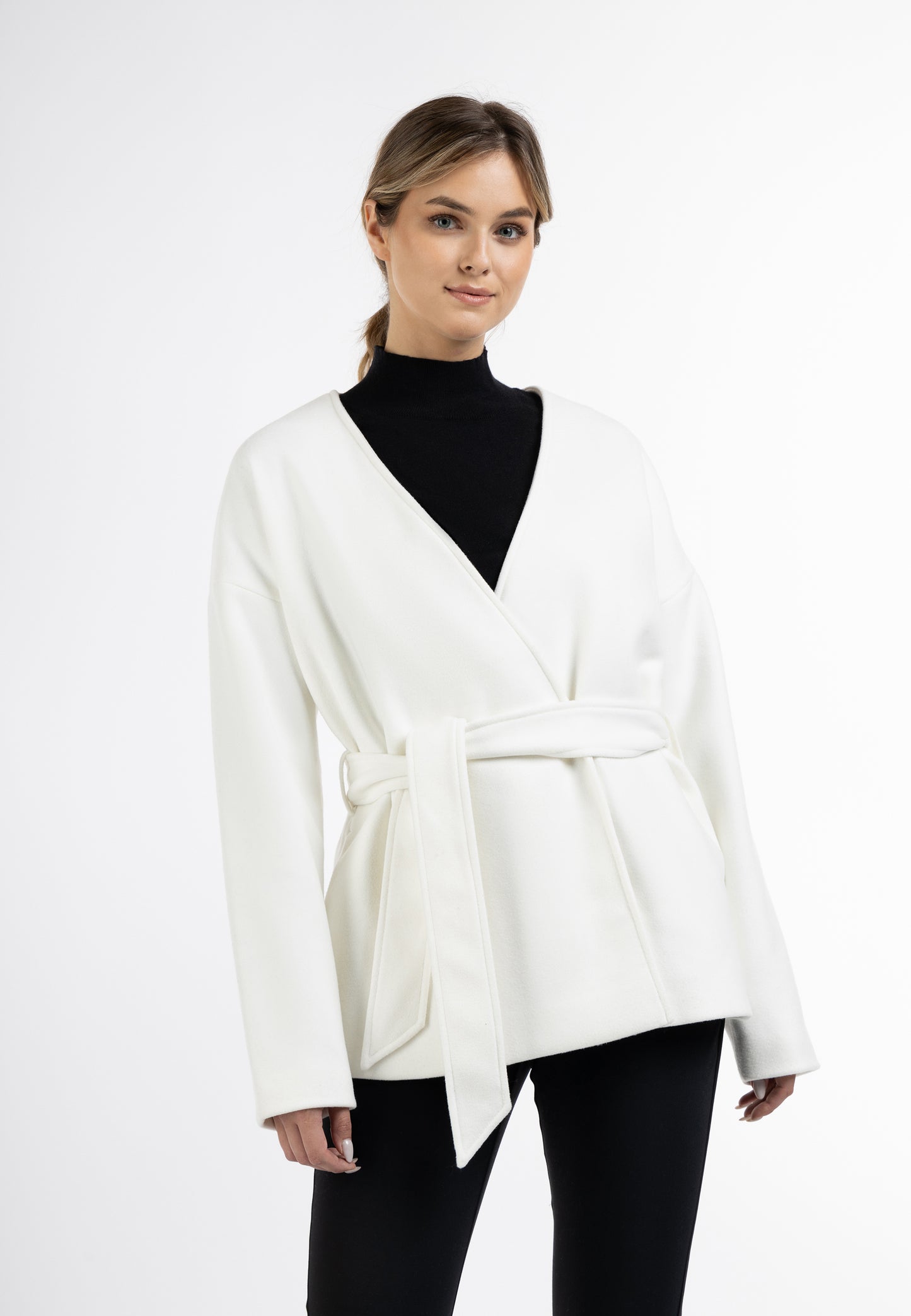 DreiMaster Klassik Women's Transitional Jacket Made From A Wool Blend - Schmuddelwedda Shop