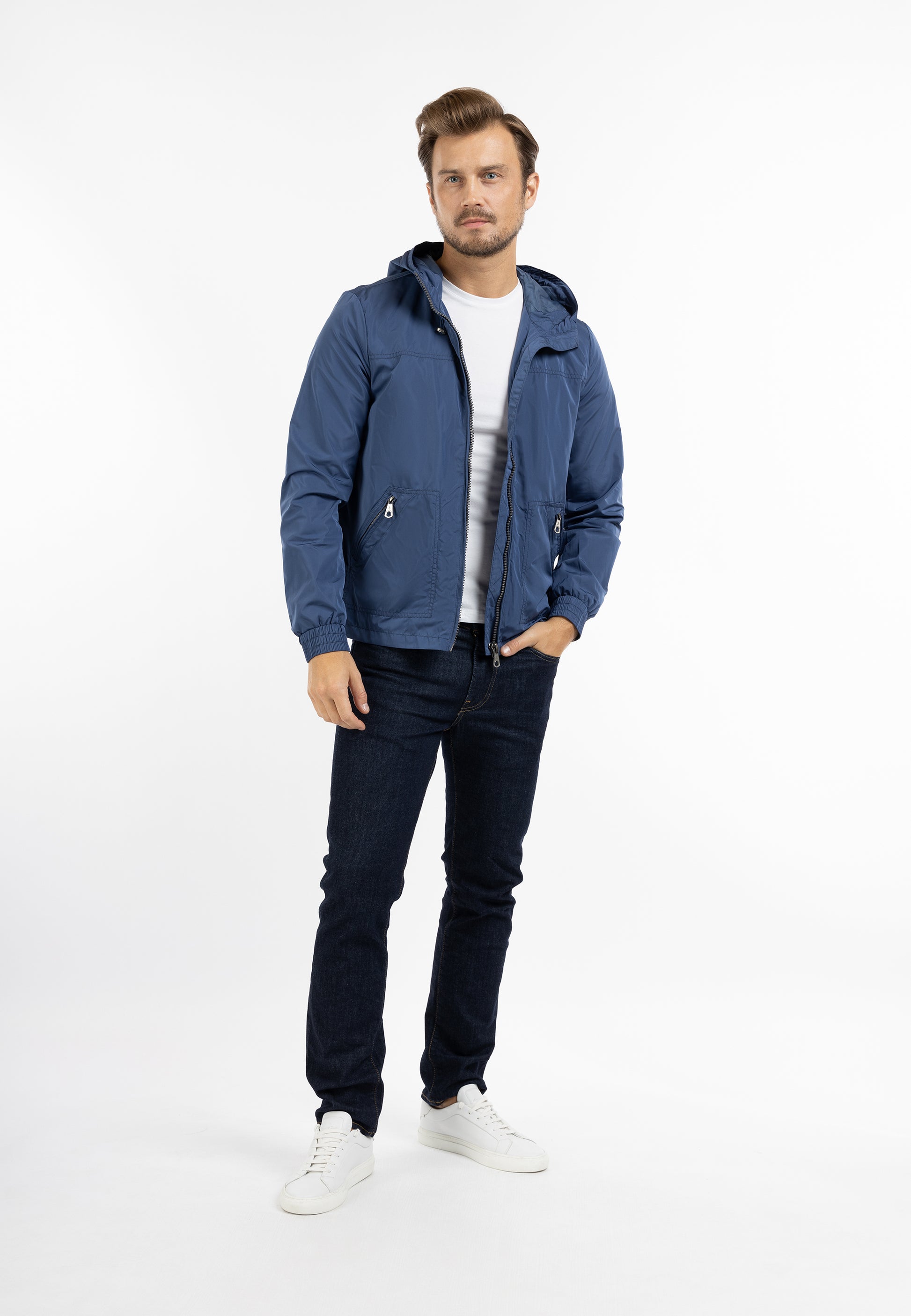 DreiMaster Maritim Herren Übergangsjacke Recyceltes Material