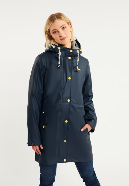 Schmuddelwedda Damen 3-in-1-Regenmantel