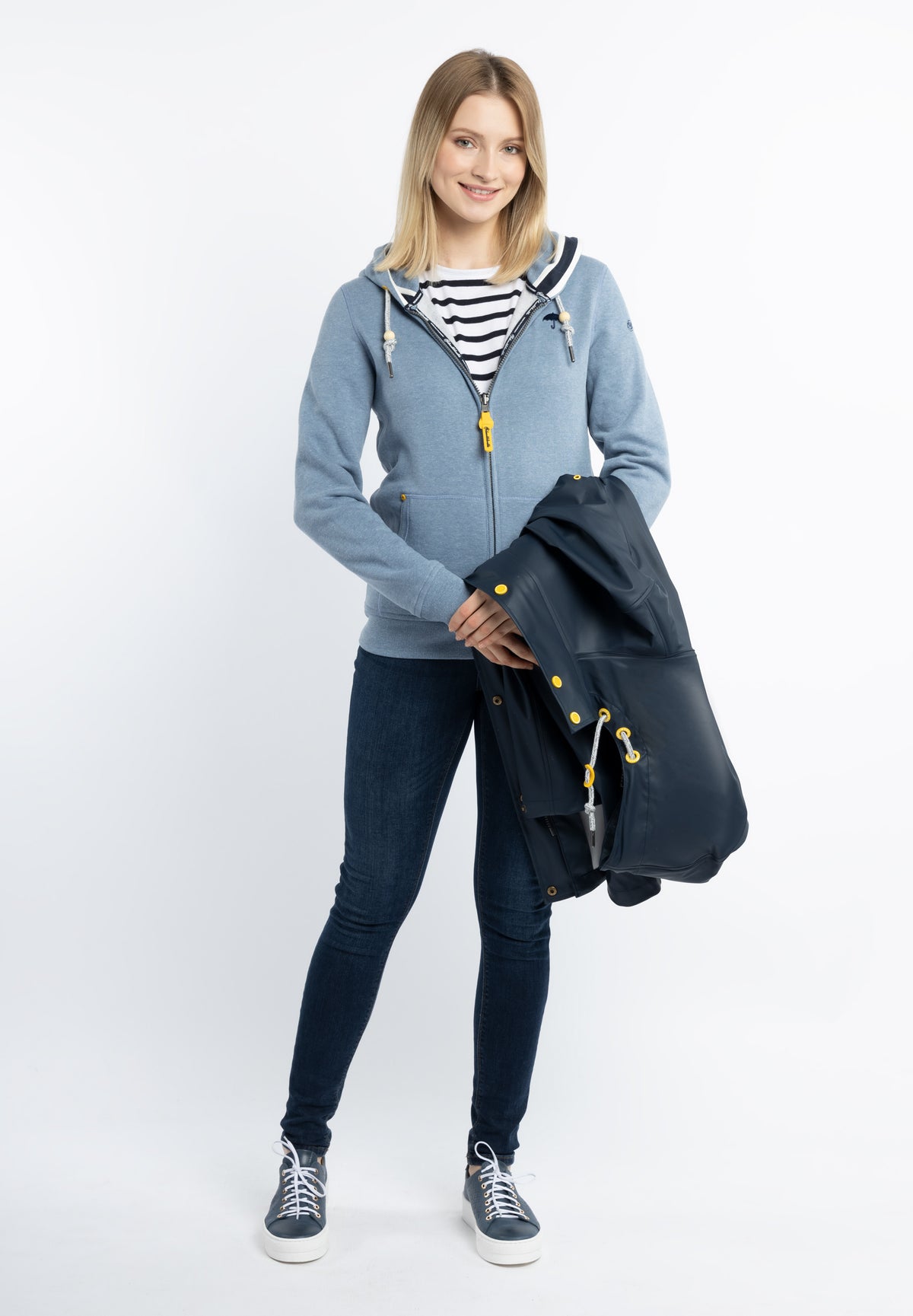 Schmuddelwedda Damen 3-in-1-Regenmantel
